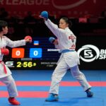 Maya Schärer mit Rang 5 beste Europäerin, -50 kg, in Rabat
